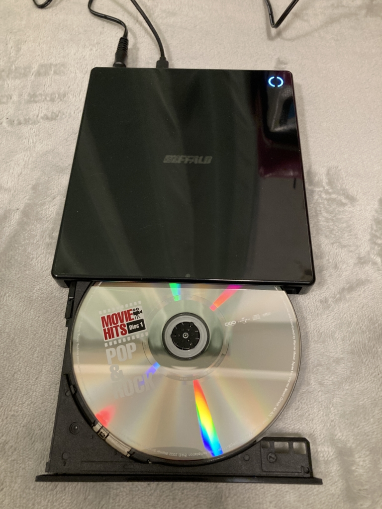 BUFFALO スマートフォン用CDレコーダー/DVDプレーヤー Wi-Fi